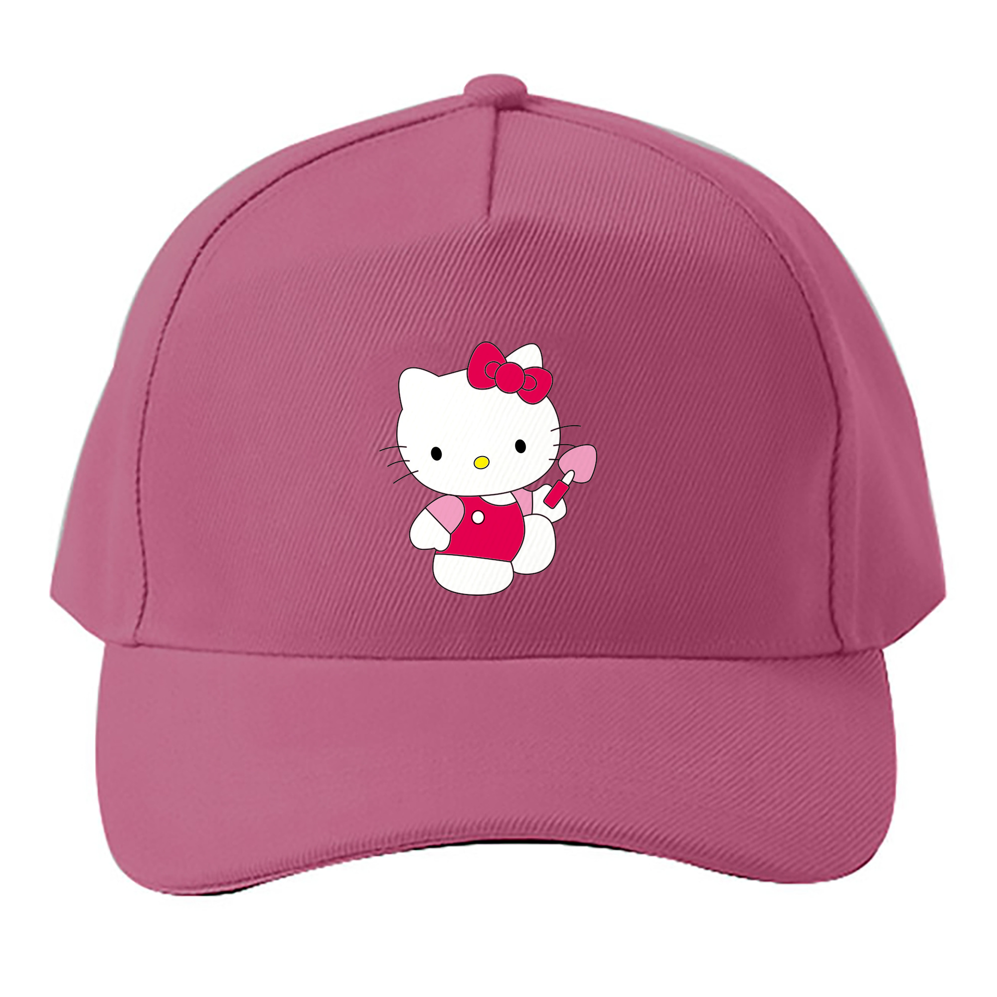 （画像用） Hello Kitty ハローキティ ベースボールキャップ 綿100％ 男女兼用 帽子 スポーツ